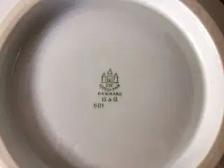 Porcelæns Skål og fade fra B&G - Bing & Grøndahl