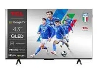 4K QLED TV 43" TCL 43P79K - Google TV, børstet metal