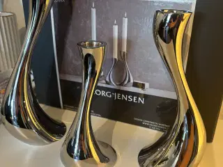 Georg Jensen Cobra lysestagesæt