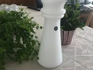 Harmony vase, opal-hvid, stor -Holmegaard