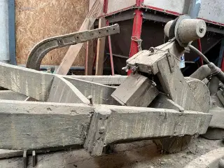 Antik Gammel Såmaskine 