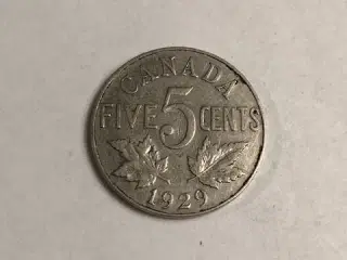 Five cent Canada 1929