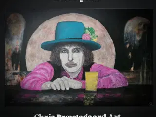 Bob Dylan , Portræt maleri.