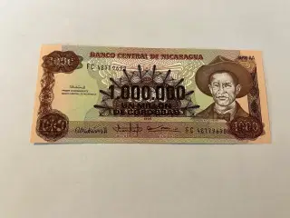 1000000 Cordobas on 1000 Cordobas Nicaragua 1985