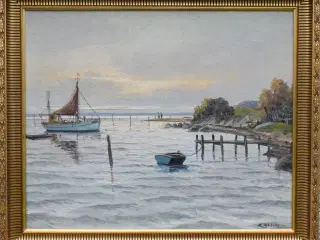 Maleri af Erik Ytting (1921-2009)