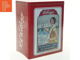 Kellogg&#39;s metaldåse (str. 23x18x12,5 cm)