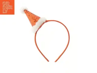 Hårbøjle med nissehat (str. 20 cm)