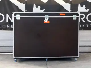 Kæmpe Flightcase/transportkasser m/9 stk hjul