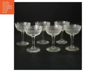 Sæt med seks cocktailglas (str. 9x7 cm)