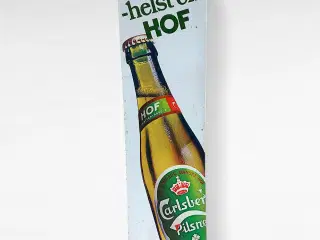 Vintage Carlsberg Hof metalskilt – “helst en HOF”