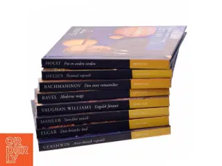 Samling af klassisk musiks CD&#39;er