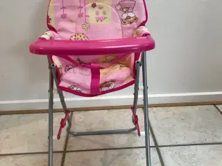 Højstol til dukke
