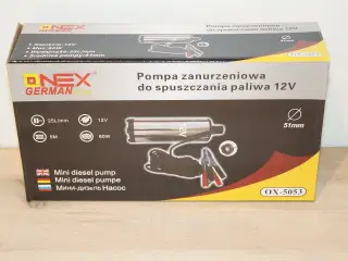 Olie/diesel pumpe, 12 Volt.