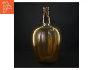 Brun glasflaske (str. 34 x 20 cm)