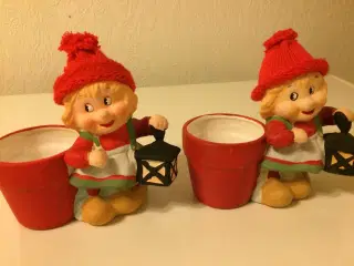 2 Nissepiger til fyrfadslys