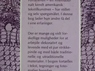 kreativ strikning -fri strikning som udtryksmiddel