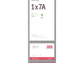 DEFA lifeboatcharger 36-62vac 1x7a