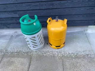 Tomme gas flasker