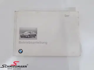 Instruktionsbog tysk R05351 BMW E39