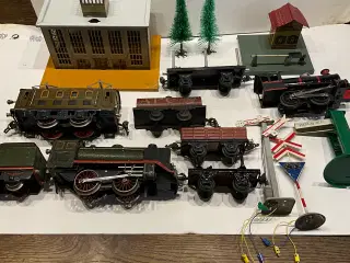 Gl. Märklin model jernbane fra 1930'erne