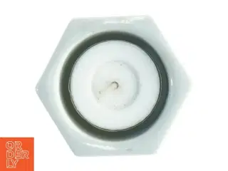 Dekorativt keramiklysestage (str. 5 x 5,5 cm)