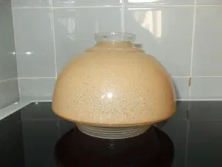 Antik glaskuppel til lampe