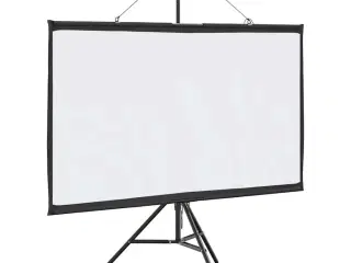 Projektionslærred med stativ 60 tommer 16:9