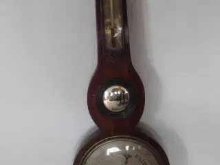 Barometer, antikt i mahognytræ 