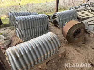 Tørrekanaler 68 styk med blæsemotor 1 styk