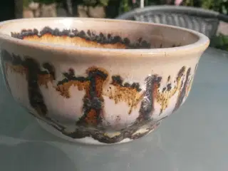 Skål keramik. Strehla. Tysk brugskunst
