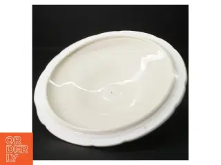 Porcelæns suppe terrin med låg og håndtag fra KPM (str. 21,5 cm i diameter)