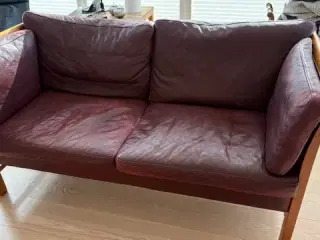 2 plus 3 lædersofaer 