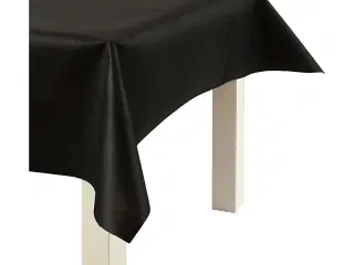 Sort Dug af Imiteret Stof - 125 cm x 10 m