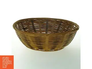 Flettet rund kurv  (str. Ø. 22 cm)