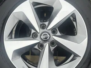 4 stk. Alufælge med fine Continental Vinterdæk