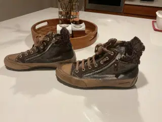 Candice Cooper sneakers str. 37 brun med foer