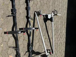Cykelholder til tag, 2 cykler