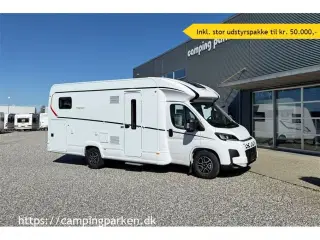 2025 - Dethleffs Super flot, nyudviklet Dethleffs Trend, automatgear, enkeltsenge, L-siddegruppe