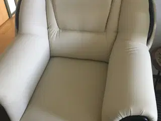 Sofa ægte læder