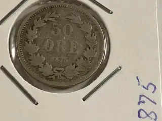 50 øre 1875 Sverige