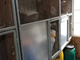 5 stk låge voliere rammer