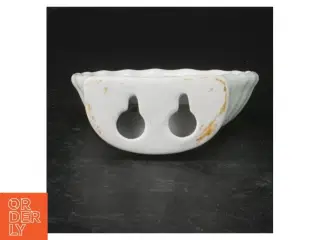 Sæbeskål til vægmontering fra Porcelaine de Paris (str. 12 cm)