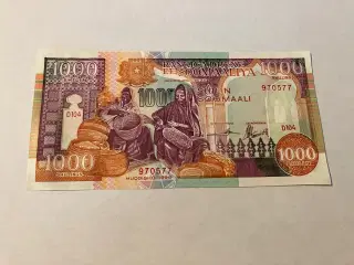 1000 Shillings Somalia 1990