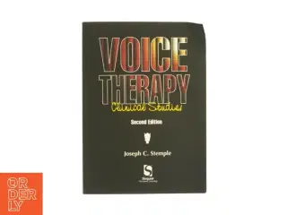 Voice therapy - Clinical Studies af Joseph C. Stemple (Bog)