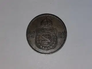20 Reis 1868 Brazil