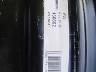 4 stålfælge sælges vw