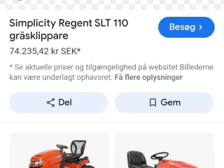 Søger traktor  bag hjul  til simplicity  med fæld