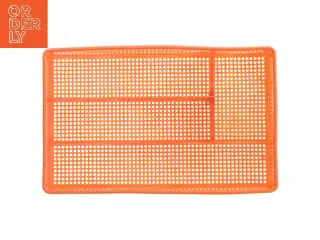 Orange plastbakke til opbevaring fra Imerco (str. 34x21x5 cm)