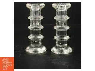 Glaslysestager (str. 15 cm)