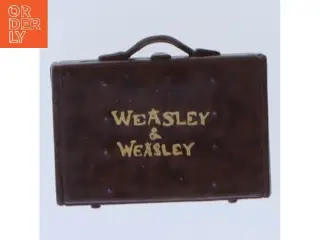 Miniature kuffert med Weasley & Weasley (str. 3x2 cm)
